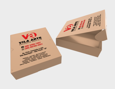 Caixa de Papelão Personalizada 300 - 4 L para 1.000 Cartões de Visita - 4x0 - 250 unid